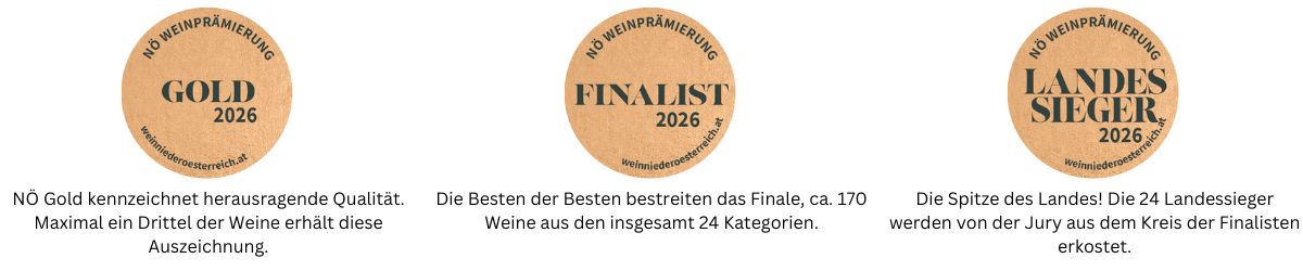 NÖ Landessieger Auszeichnung Siegel 2026