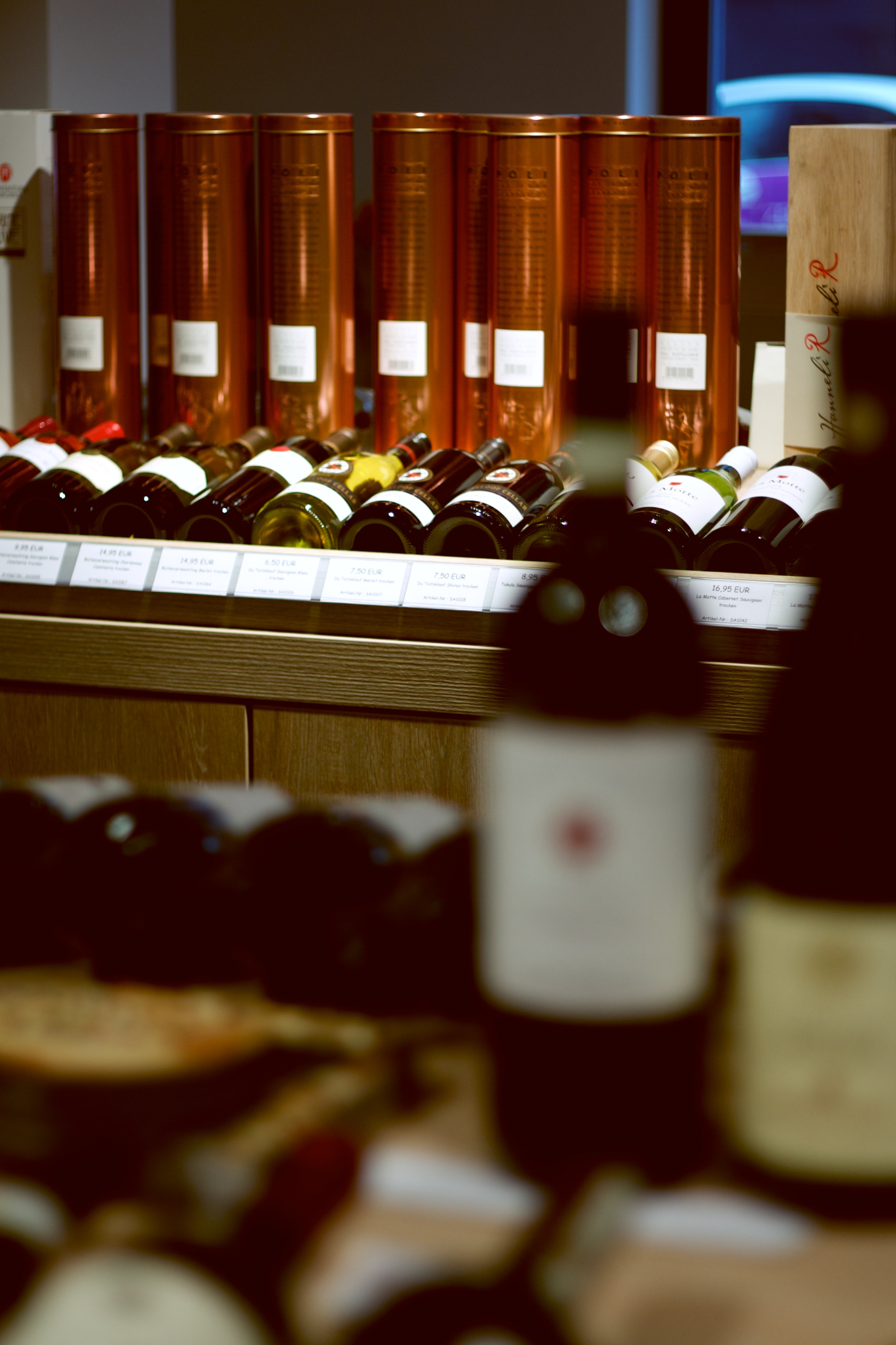 Große Auswahl an deutschen Weinen in der Vinothek Berlin