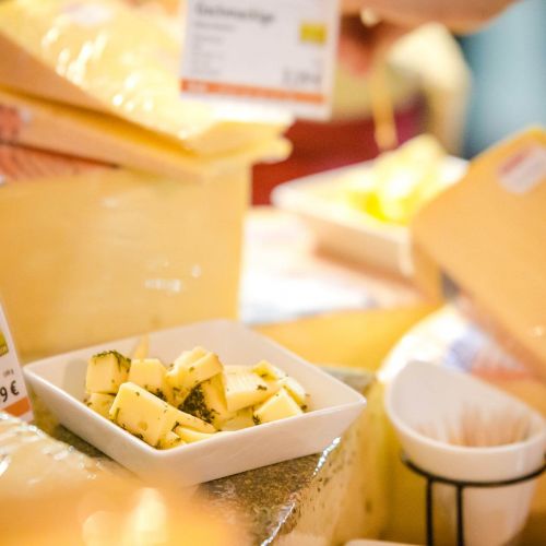 Käseaussteller Slow Food